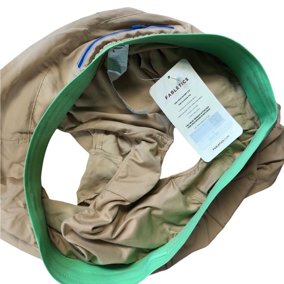 Fabletics Green and Tan Shorts - Picture 3 of 3